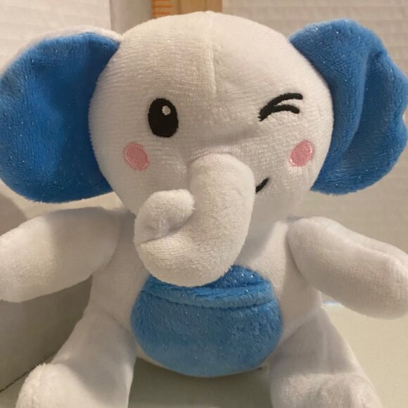 Elephant Plush Stuffed Animal Toy Tooth Holder Pocket RMS International 6" - Picture 2 of 7